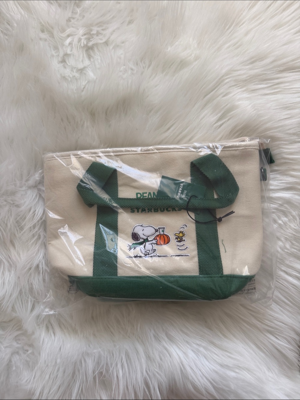Peanuts + Starbucks Snoopy Mini Tote